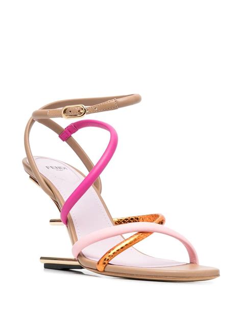 fendi first leather high-heel sandals|farfetch Fendi shoes.